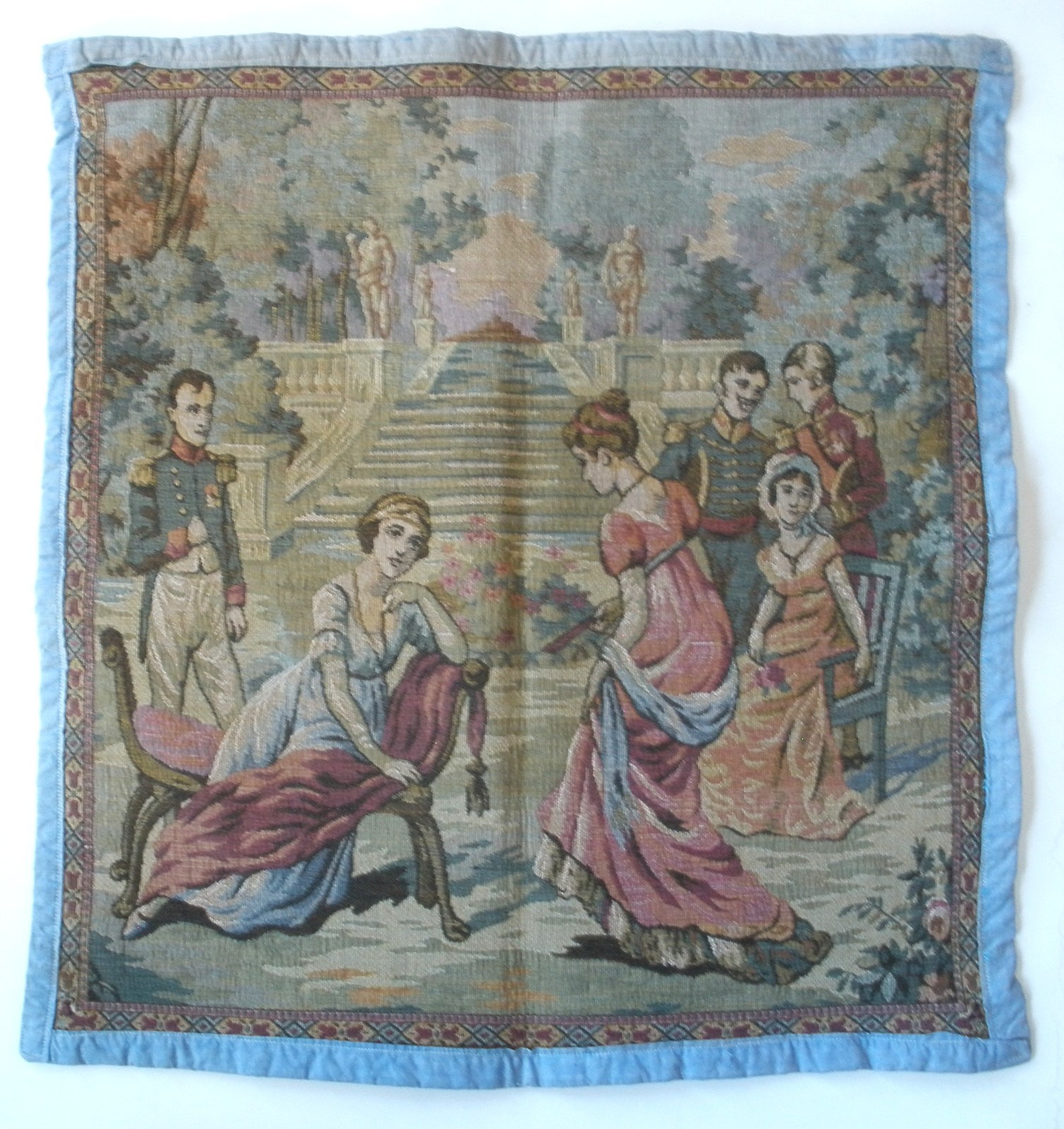 Vintage Tapestry with Napoleon and Josephine