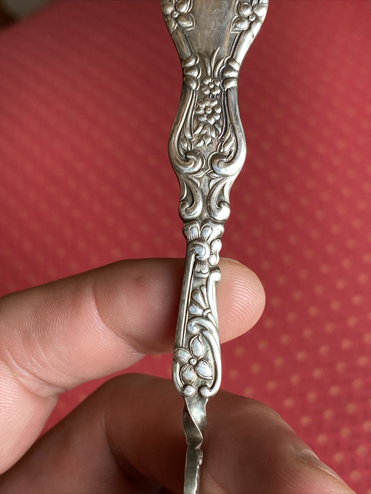 🦅 WM Rogers ⭐️ HARVARD Pattern 1891 TWISTED HANDLE MASTER BUTTER KNIFE SPREADER
