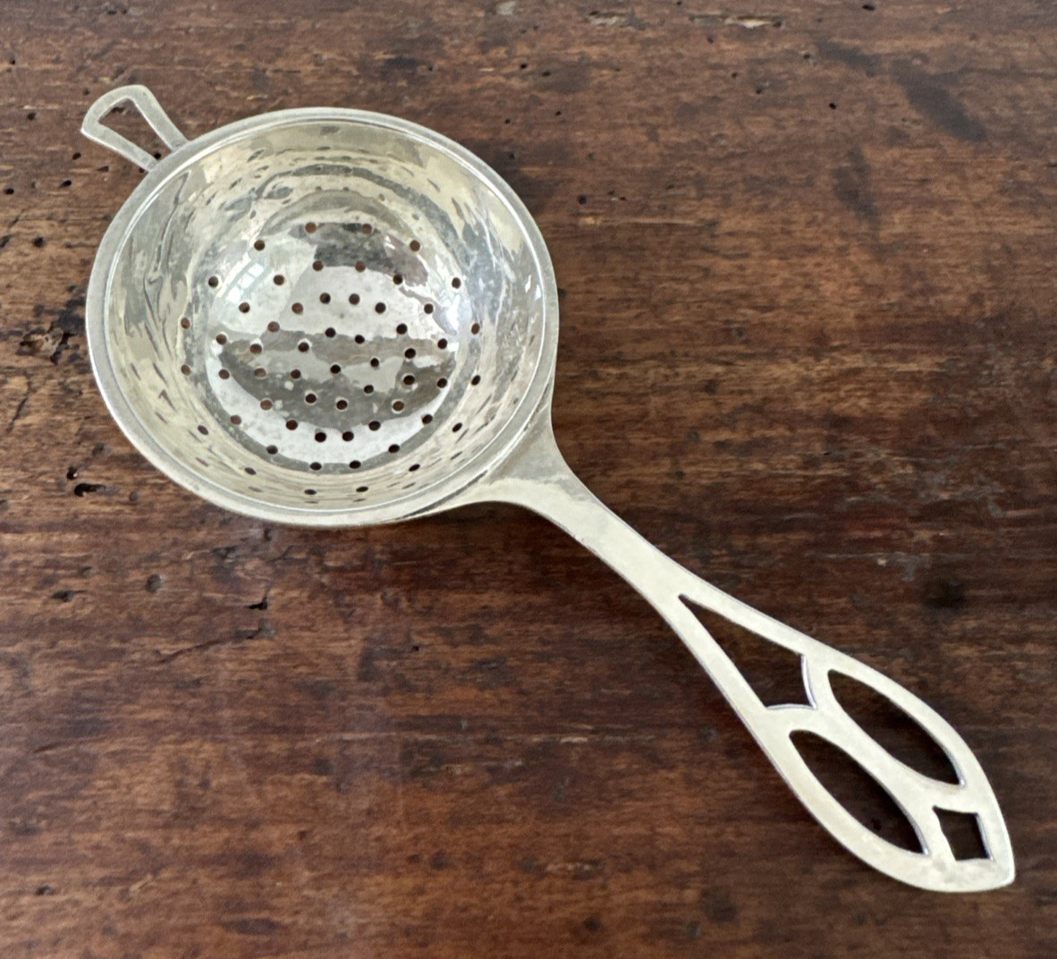 Webster Sterling Tea Strainer – C.1900-1910 – 15.5 grams