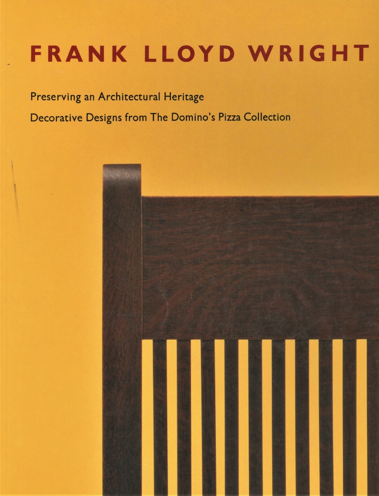 Frank Lloyd Wright Furniture Windows Graphic Arts Decorative Arts / Book