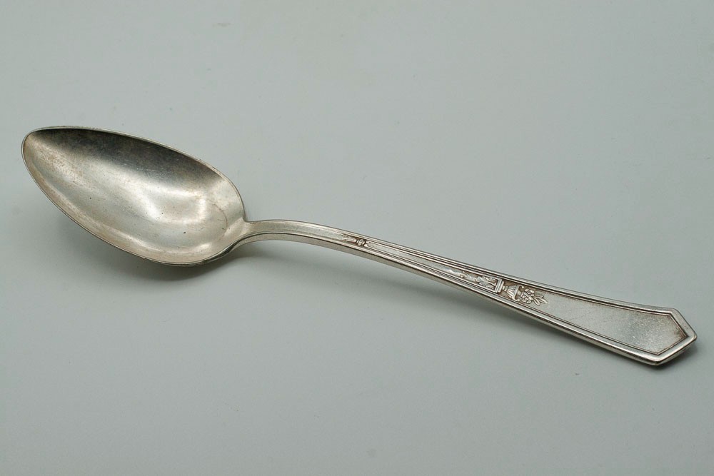 International LA TOURAINE Silverplate Rogers 1920 Silverware Serving Spoon