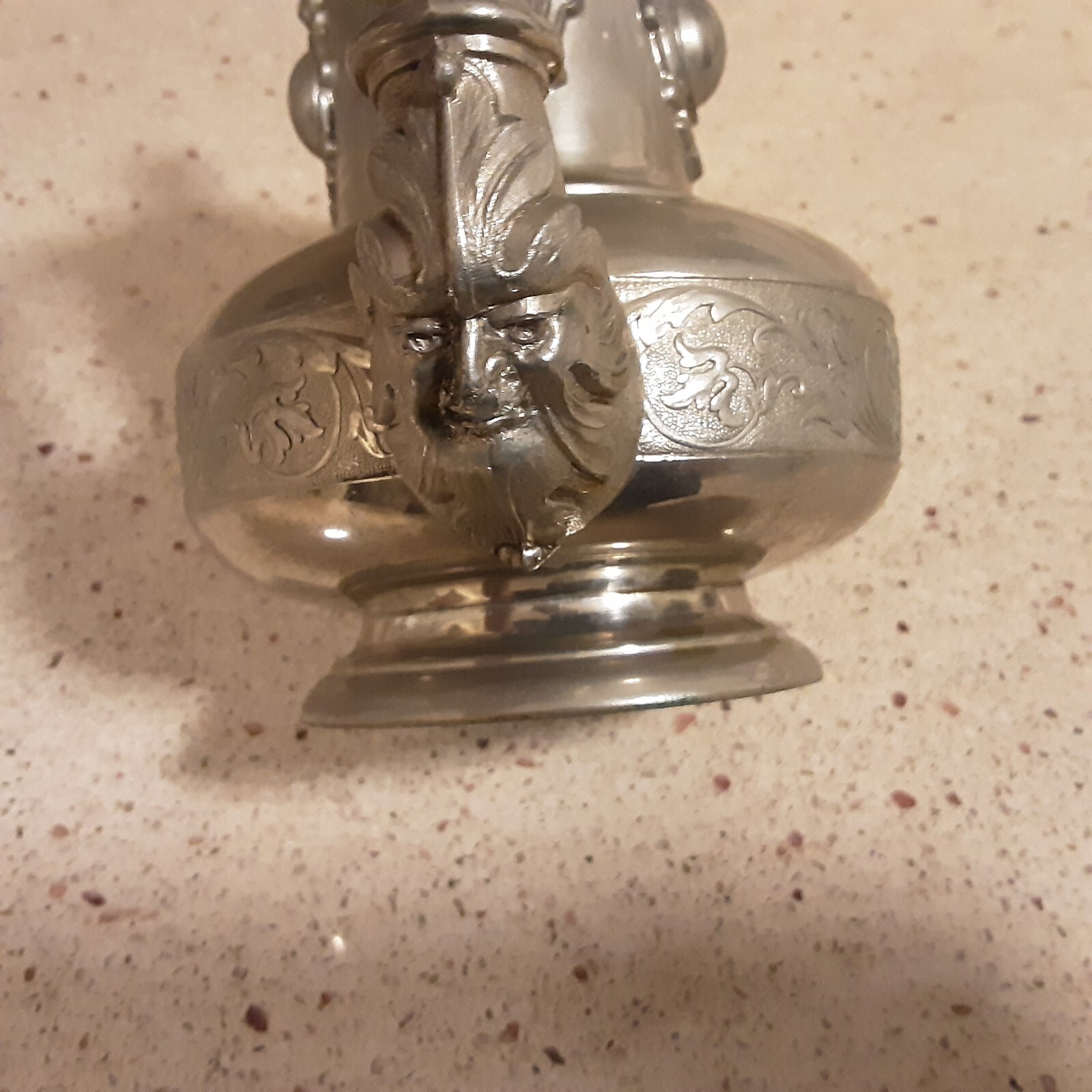 Art Nouveau Pewter Gerhardi & Co. Tea/Coffee Pot #1580