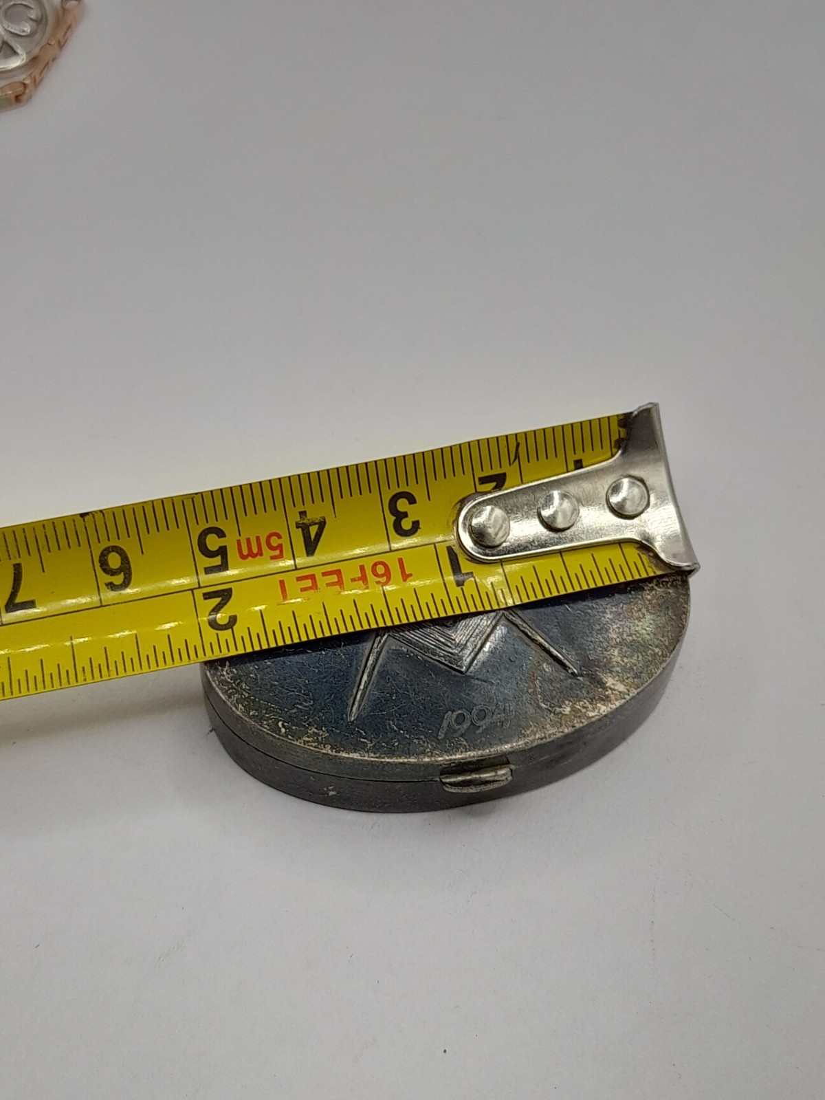 Masonic Mason’s Sterling 925 Silver Pill Trinket Box – 1994 Lyndhurst Lodge 8012