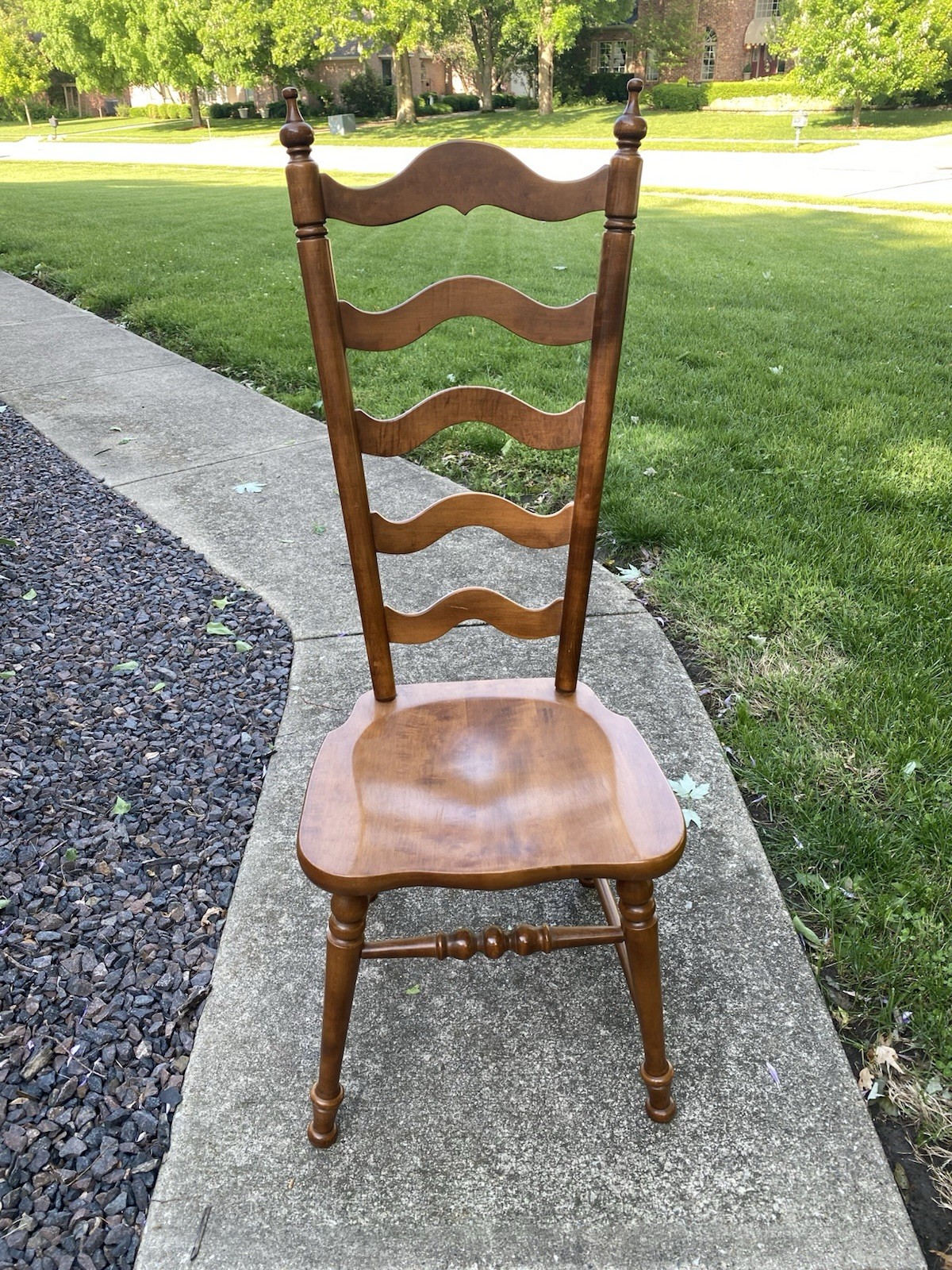 Tell City Chair Company Solid Hard Rock Maple Andover TALL High Back Side Chair
