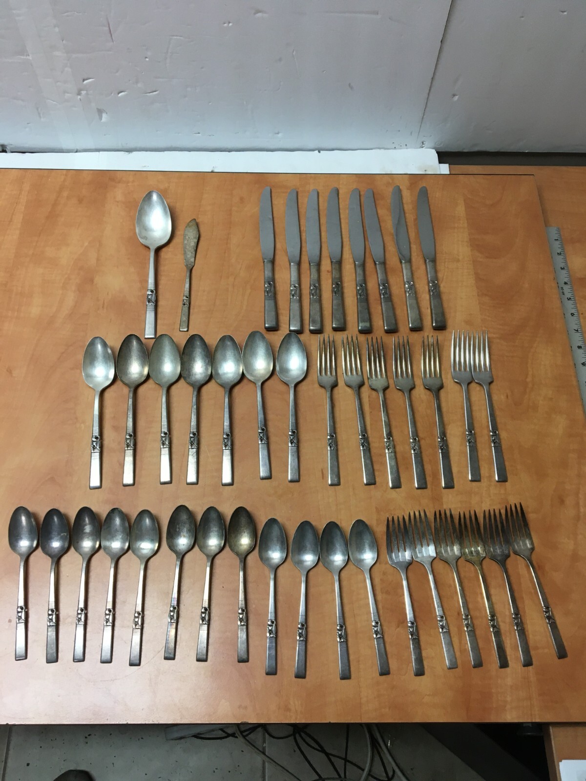 Oneida Morningstar 1948 Community Vintage Silverplate Flatware 42 Piece Set