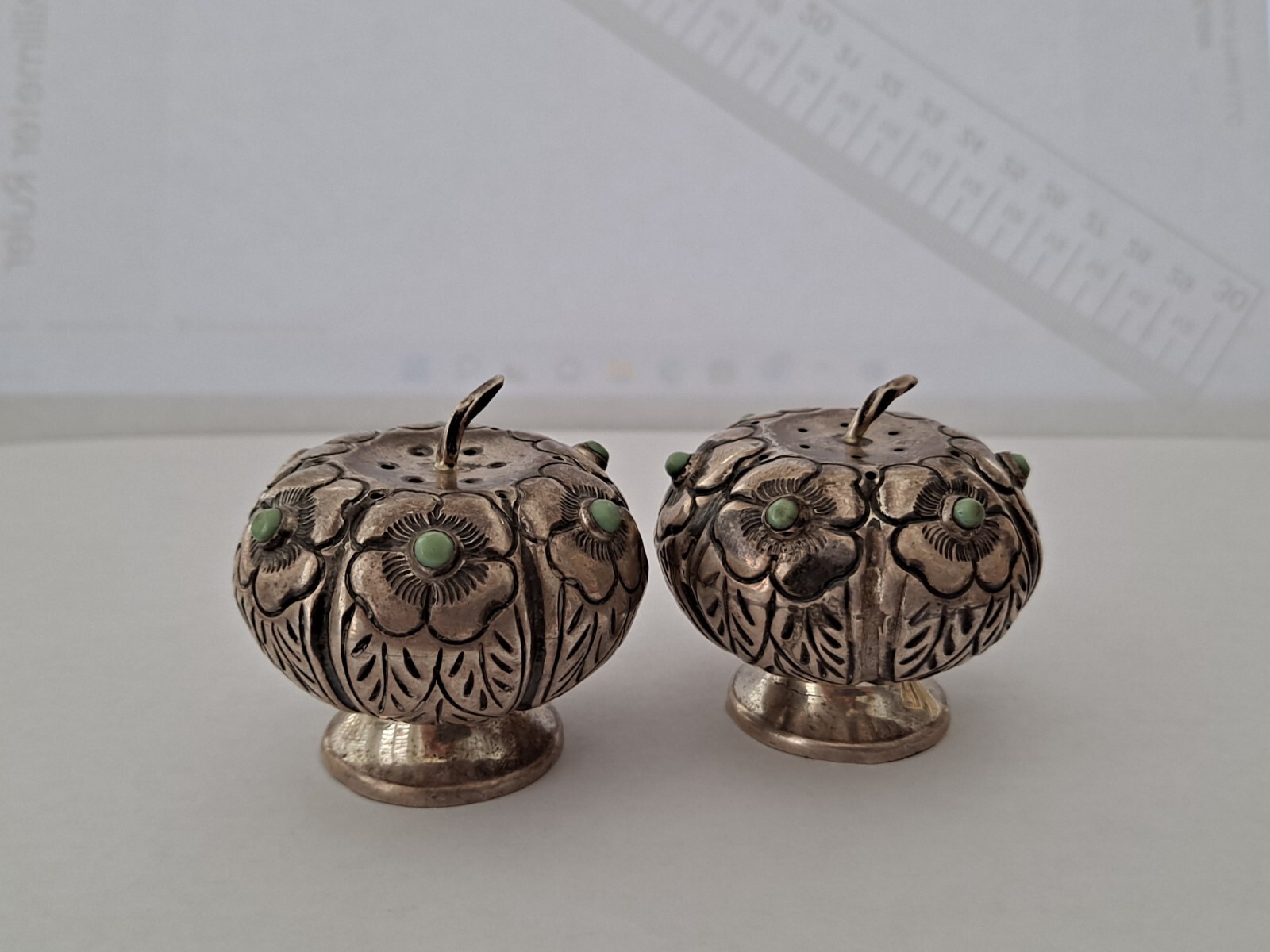 Vintage Mid-Century Mounted Salt and Pepper Set 1950 – 1959