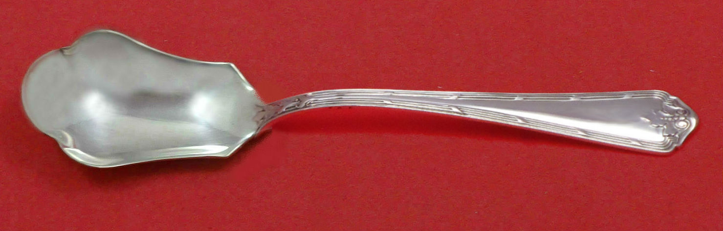 Rochambeau by Watson Sterling Silver Relish Scoop Custom Made 5 3/4″