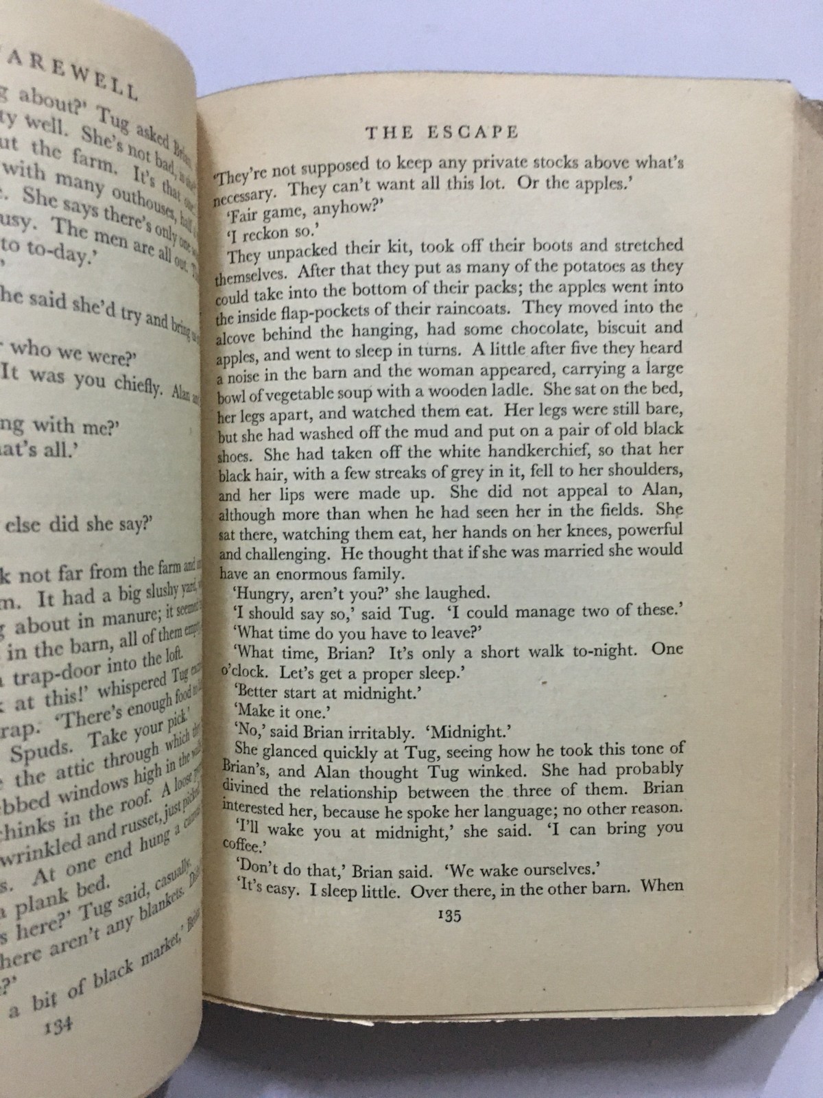 Burn, Michael: Yes, Farewell. Jonathan Cape. 1946. London. 432p