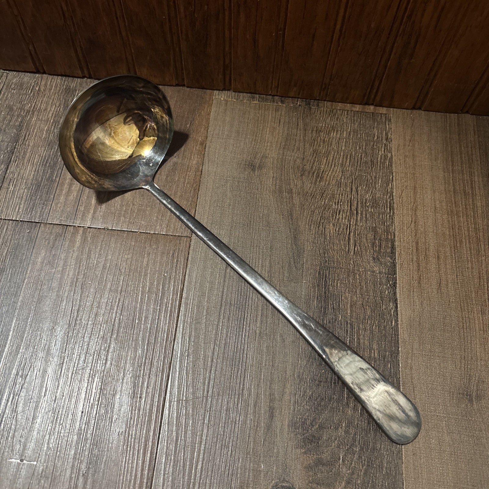 Vintage Sheridan Silver E.P.S Ladle 13” Ladel Soup Punch Bridal Tea