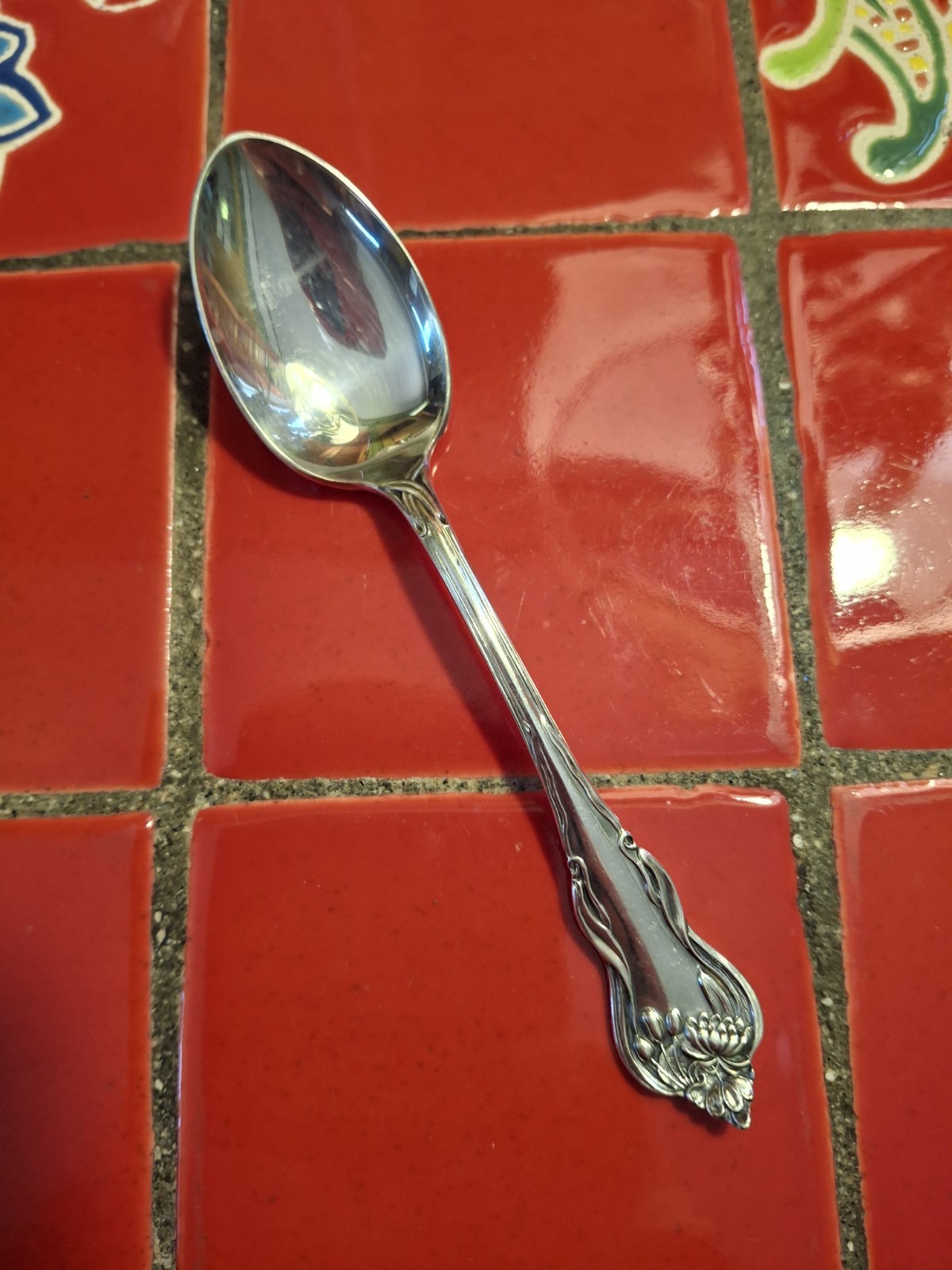RARE Nenuphar 5 O’Clock Youth Spoon 1905 By American Silver Plate 5″ Long