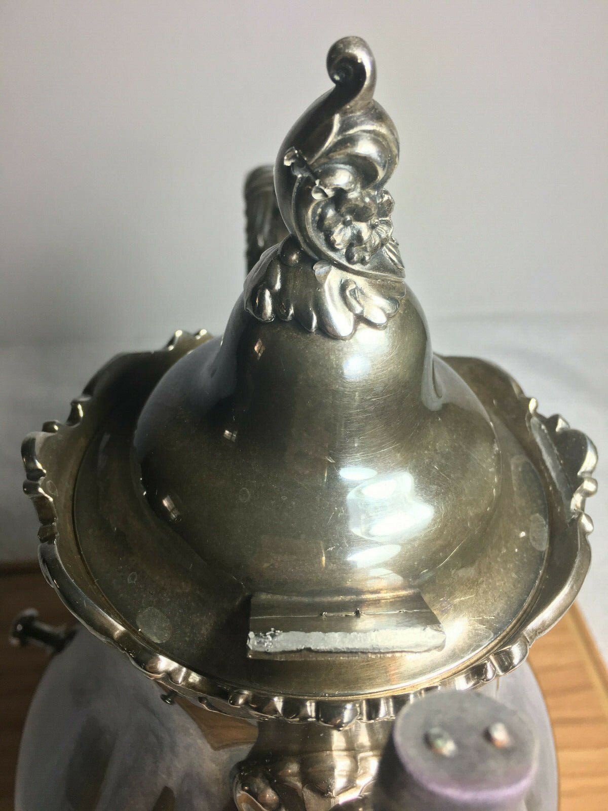 Mid Century Wallace Baroque Silver Plate Coffee & Tea Rococo Teapot #299
