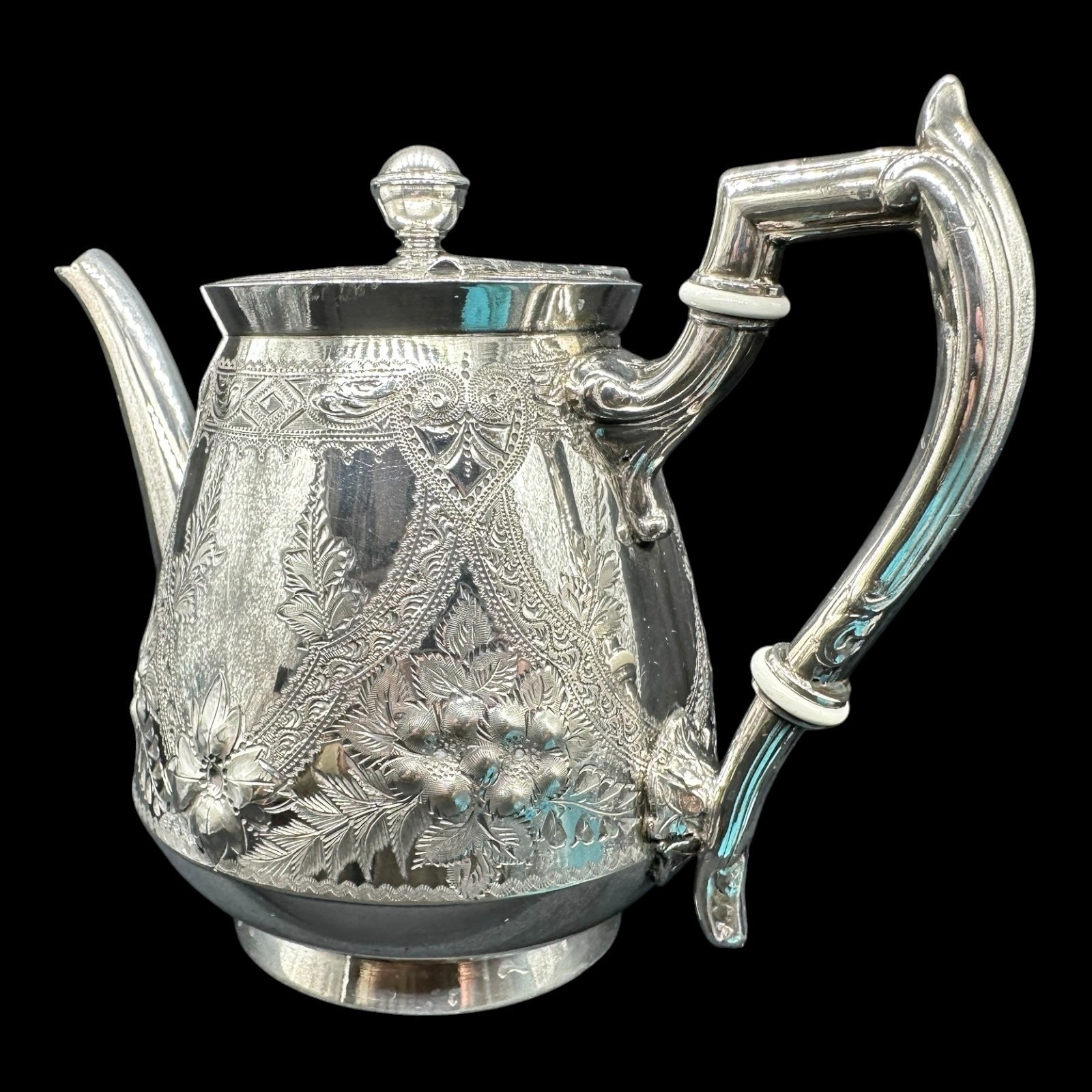 **VICTORIAN** LEE & WIGFULL SILVER PLATED 3 PIECE TEASET C1880 **GOOD QUALITY**