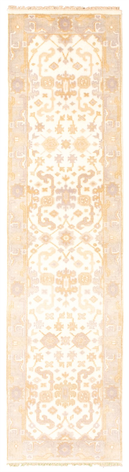 2’6″ x 9’11” Vintage Hand-knotted Runner Rug Traditional Oriental Wool Carpet