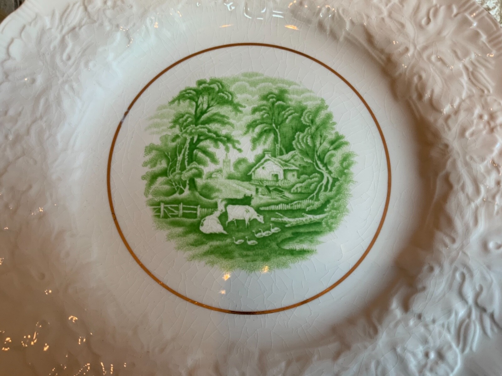 English Alfred Meakin Staffordshire Transferware Charger Decorative Plate