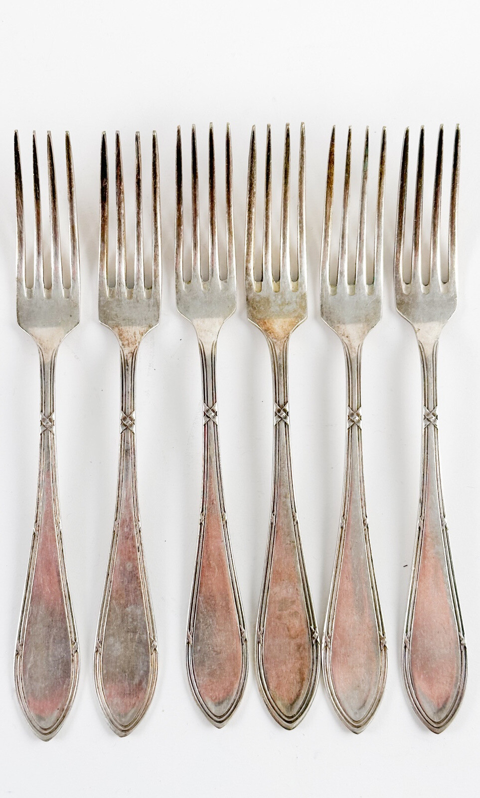 Vintage Reppel Flatware Silverplate Silverware Forks 6.75” – Lot Of 6