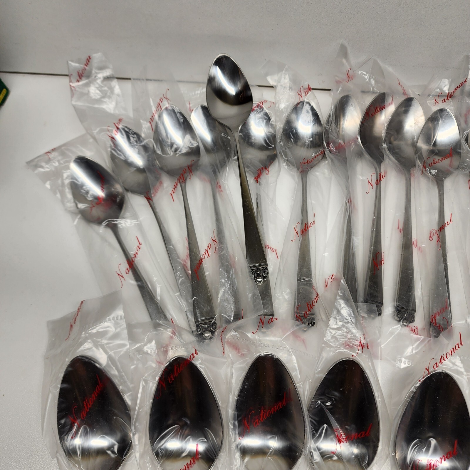 Open Box National Silver co. Silverplate Silverwear Crown Point Design