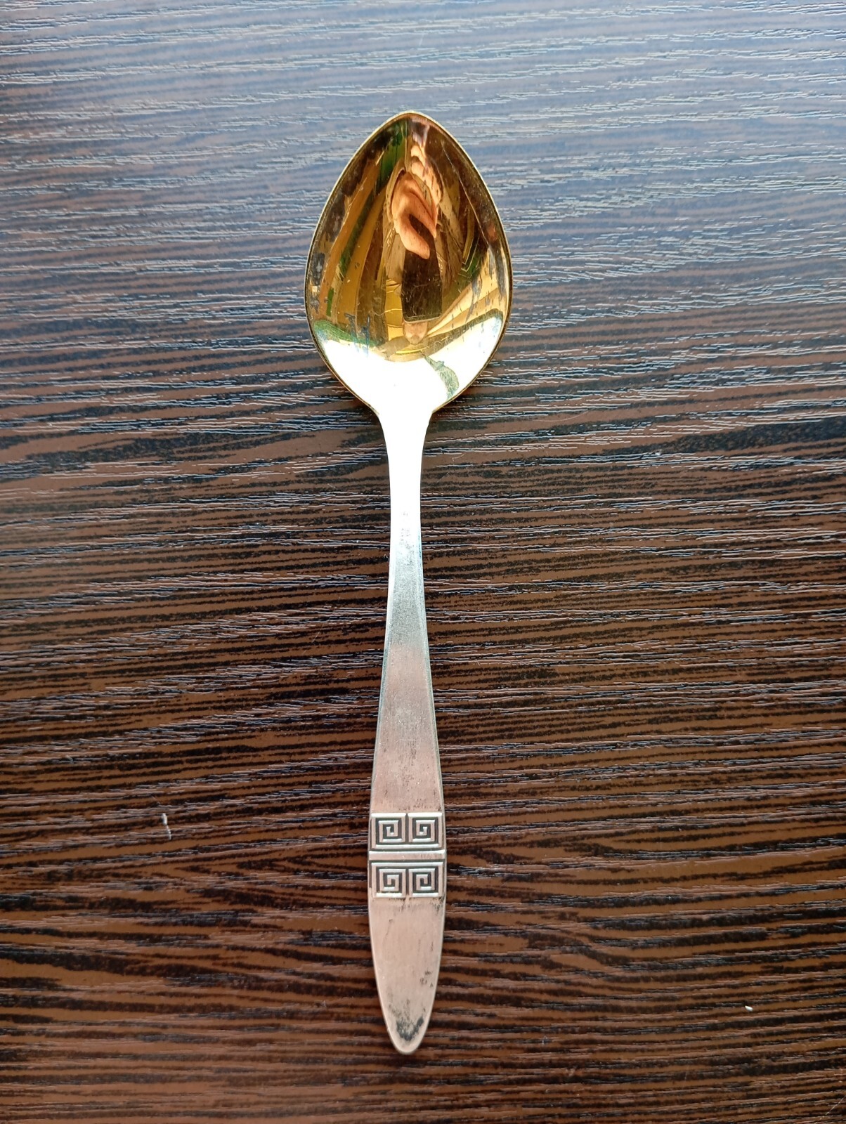 silver teaspoon 916 assay value with gilding Tallinn