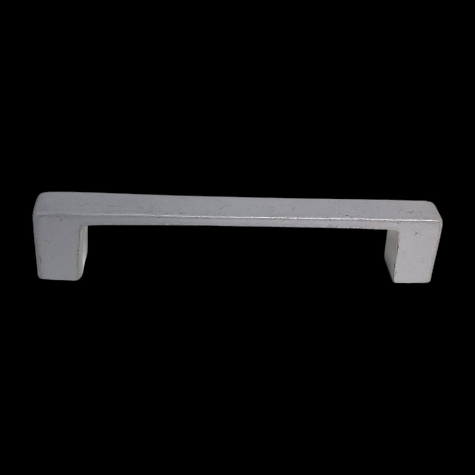 Vintage Silver Gray Tone Drawer Pull Handle Cabinet 4″ Keller Brass