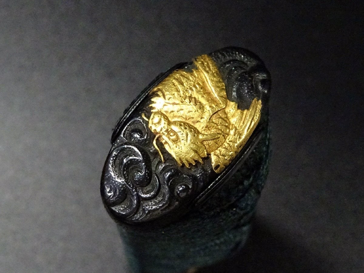 Tanto 短刀 “ Kane◼︎ ” 兼◼︎ Japanese Real Sword 22.3 cm Koshirae 拵え Samurai Antique