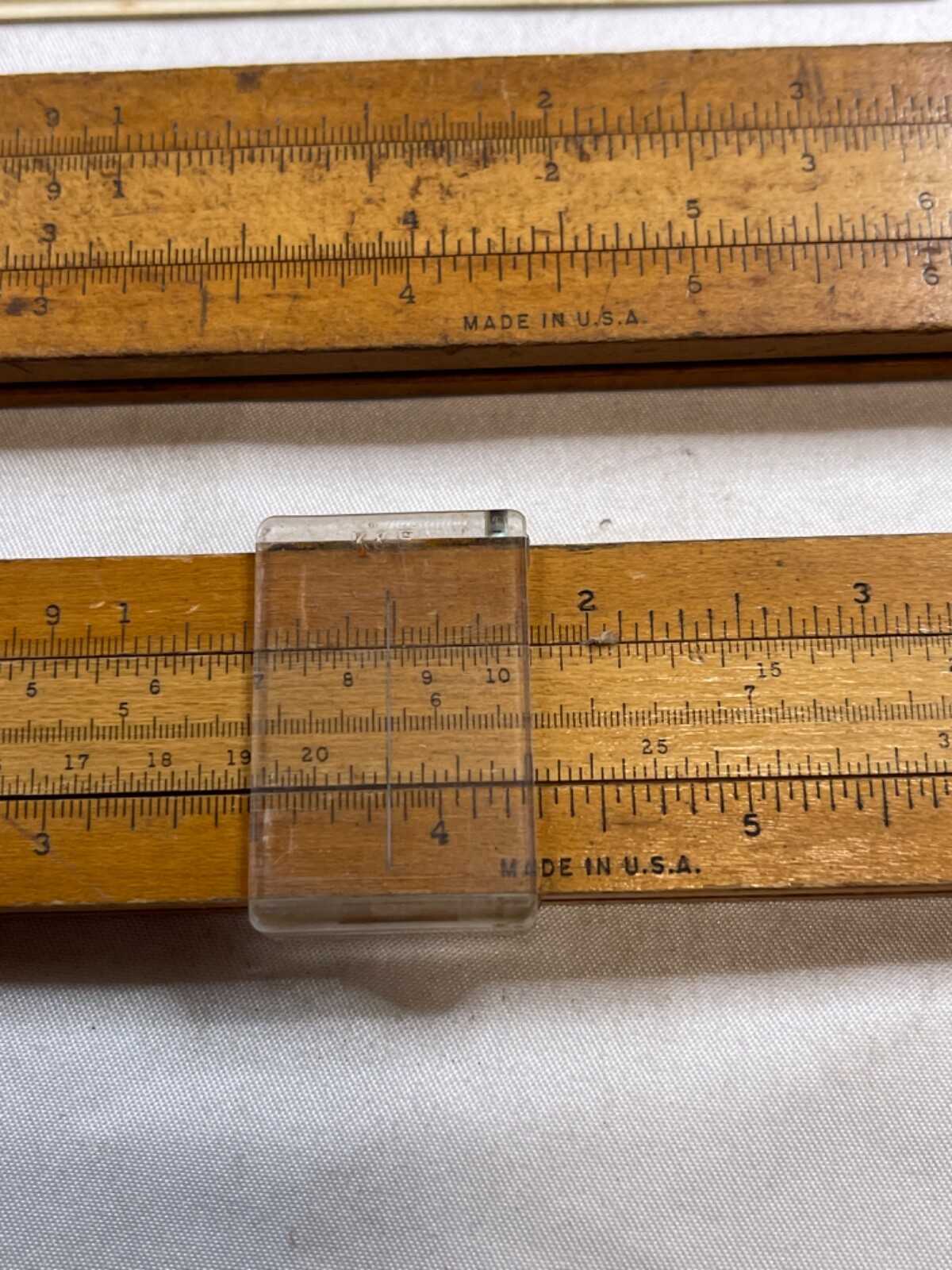 Vintage 1920s K & E Beginners Slide Rule 4058c & Keuffel & Esser 4097B – 5695