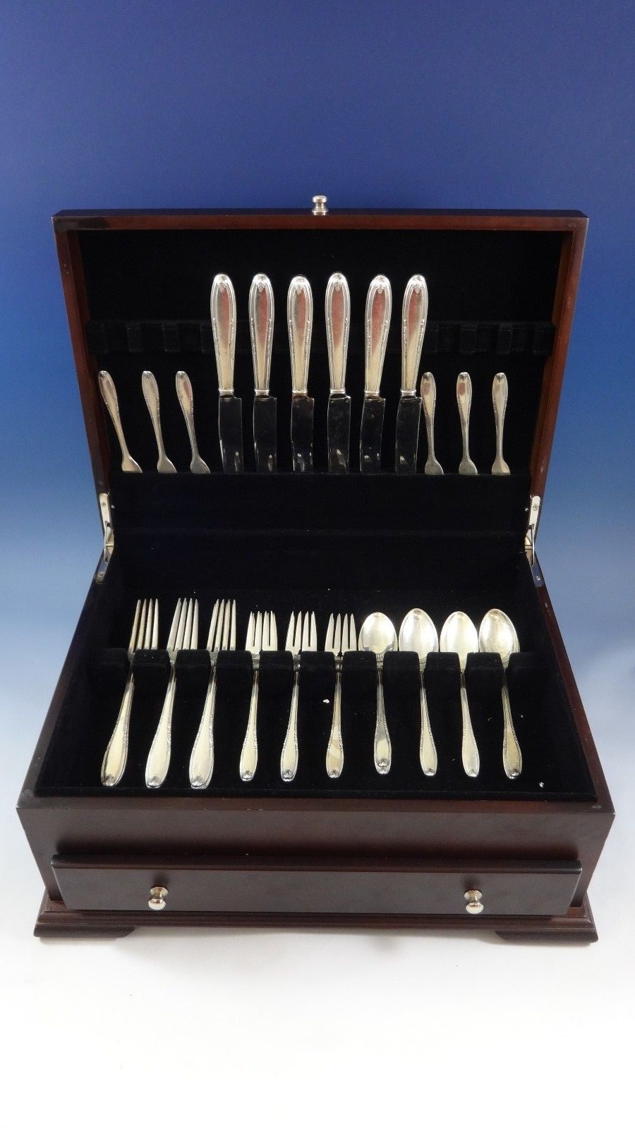 Leonore by Manchester Sterling Silver Flatware Service Set 30 Pieces