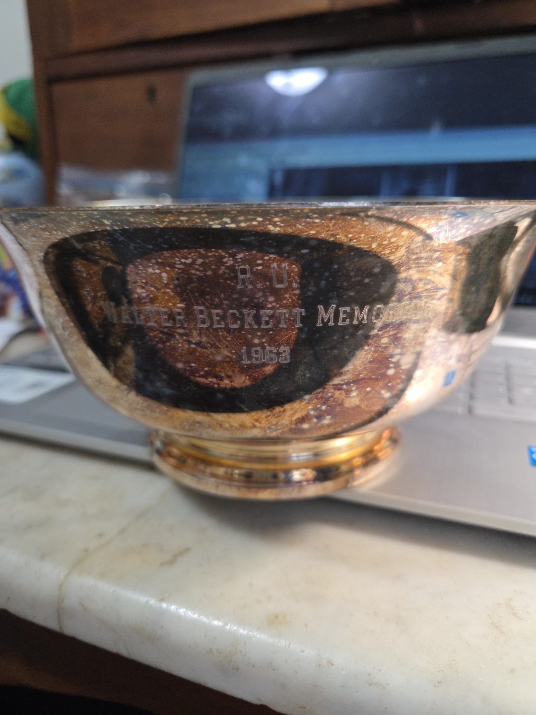 Gotham Paul Revere Serving Bowl Silver Plated 8 Inch, Walter Beckett Golf Troph