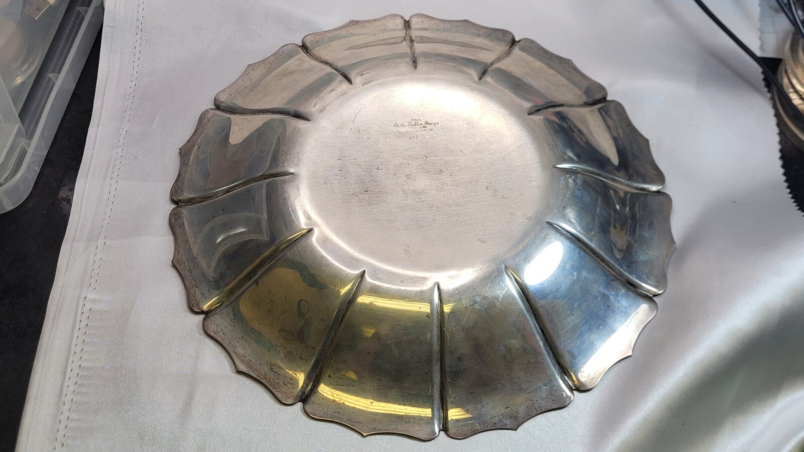 Vintage Cartier Sterling Early Dublin Design .925 Silver Plate 882-D 10-1/8″