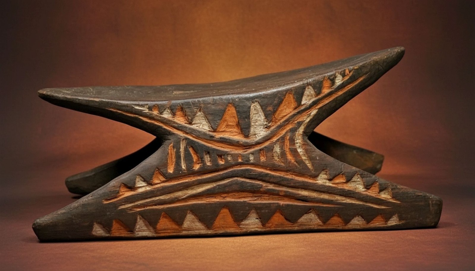 Antique Middle Sepik Stool Ex Ceaser Collection