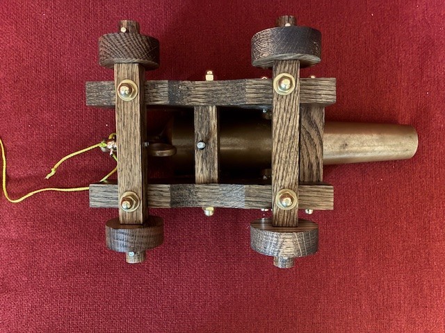 Antique Bronze Yacht Signal Cannon By R H Brown 10GA,Prior to Winchester