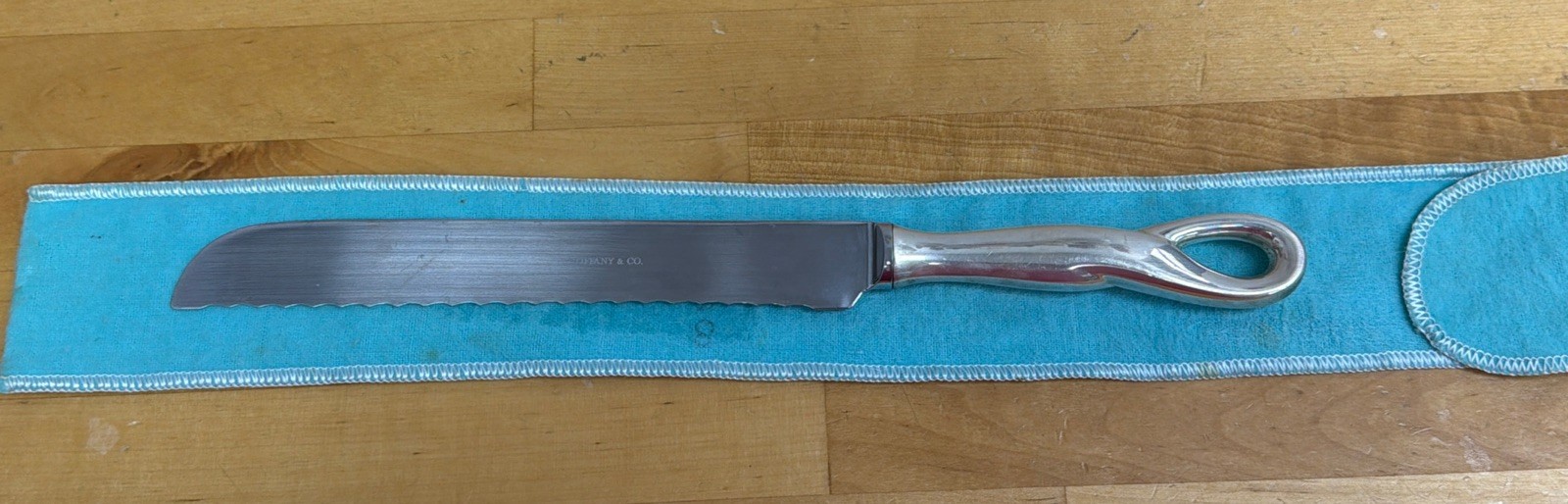 Tifanny & Co Elsa Peretti Padova™ Bread Knife in Sterling Silver Pre Owned