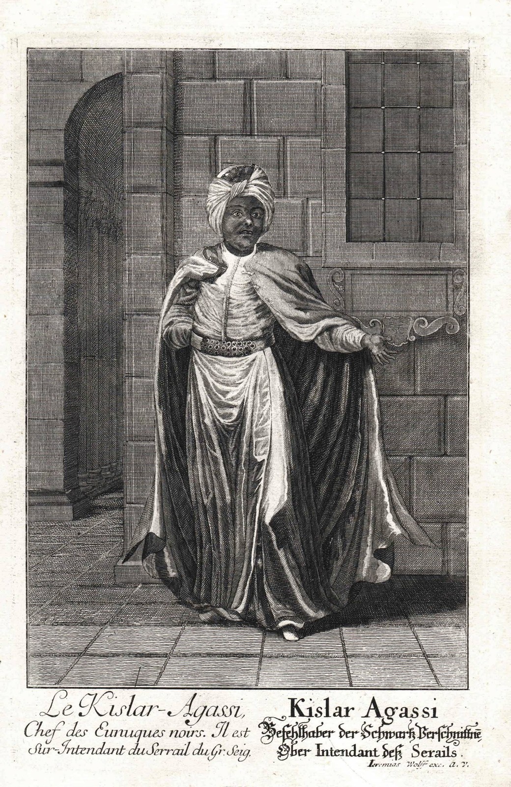 Ottoman Empire Turkey Orient Costume Tracht Jeremias Wolff Augsburg Copperplate