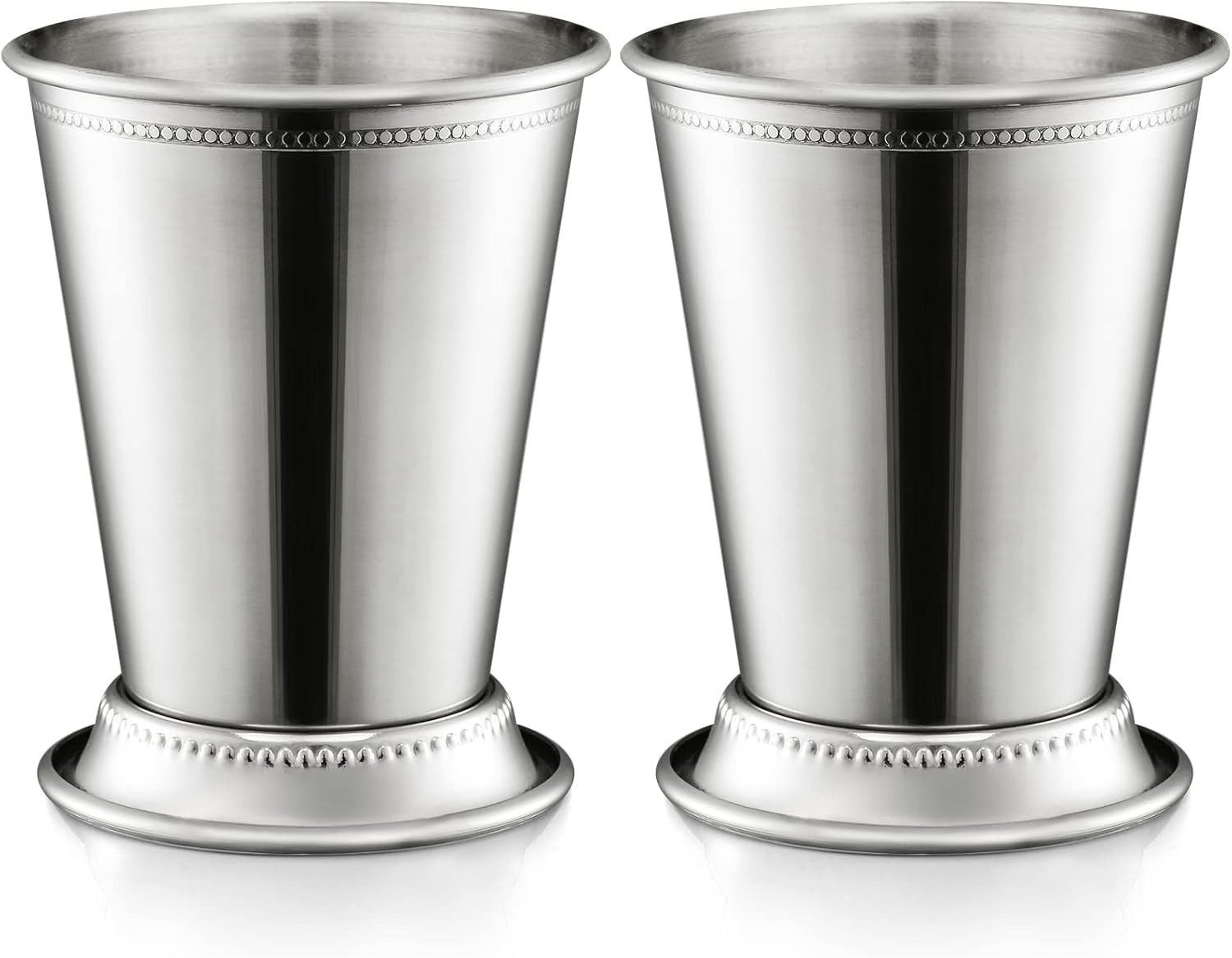 Set of 2 Mint Julep Cups, Classic Stainless Steel Glasses for Party Bar Home …