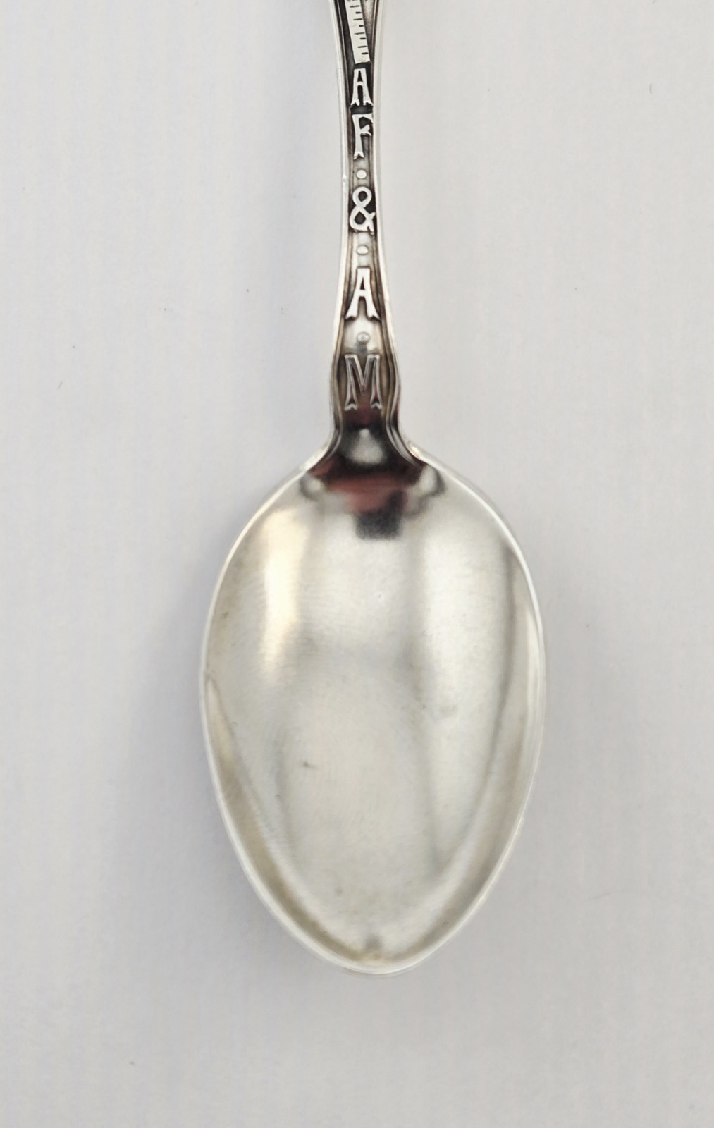 VTG Sterling Silver Freemason A.F. & A.M. Masonic Guild Spoon Square Compass 15g