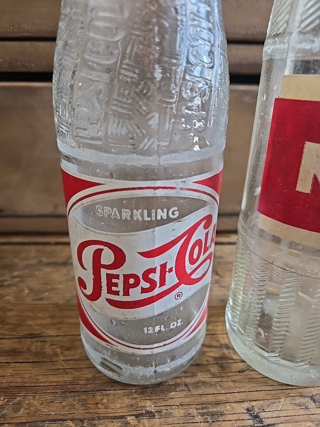 Vintage/General Store Advertising Pepsi Cola & Nehi Bottles
