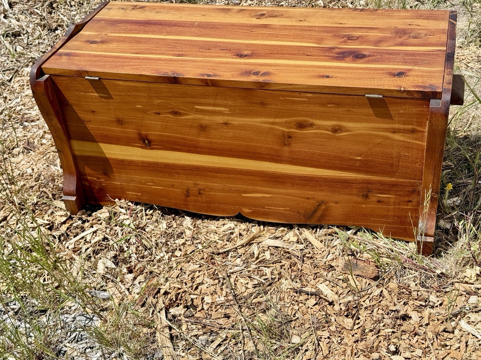 Cedar Wood Hope Blanket Chest Early 20th Century