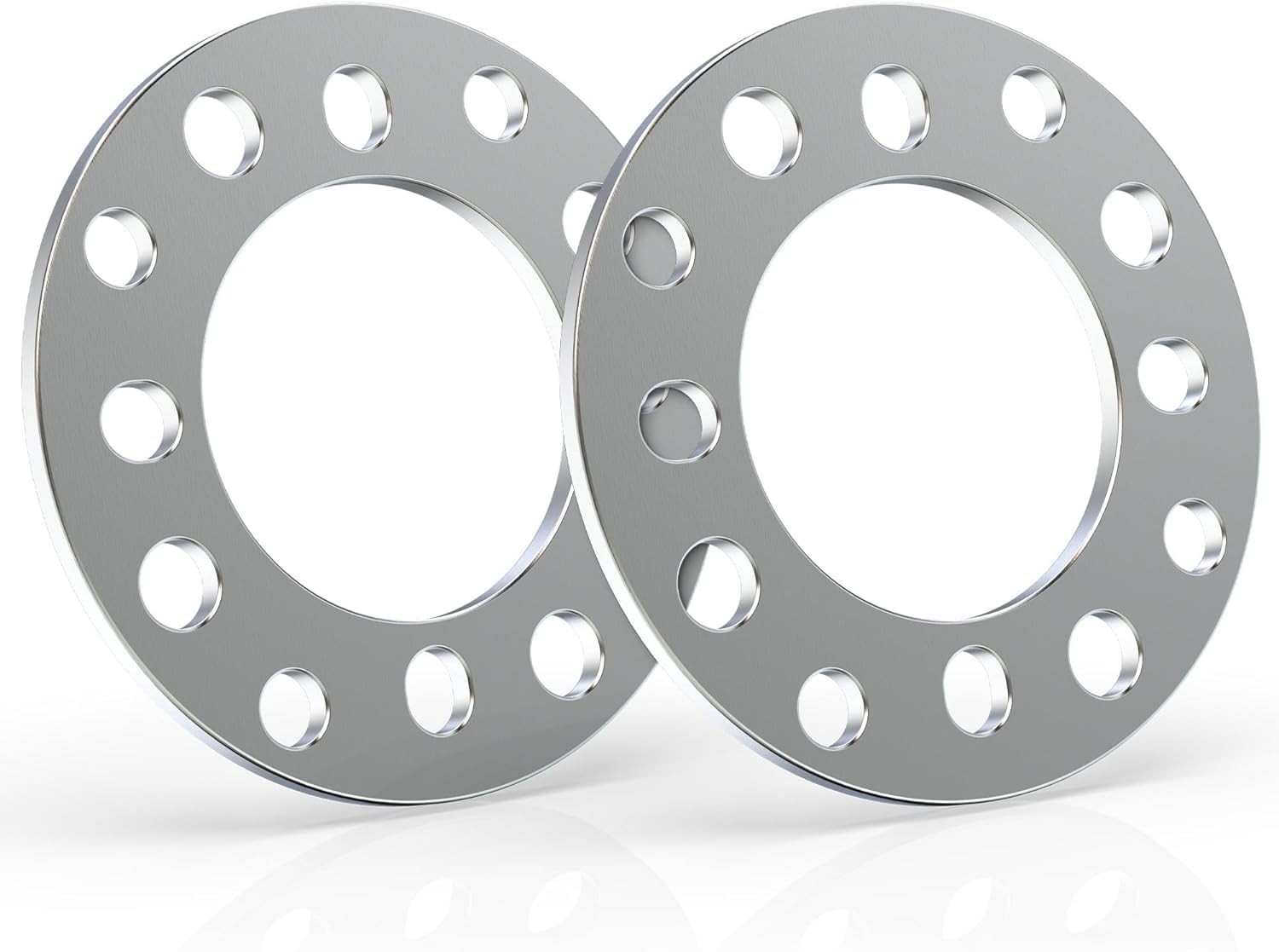 MZS Wheel Spacers, 1/4″ 6mm Thick M14 1/2″ Thread Pitch 5×98 5×100 5×108 5×4 / 5