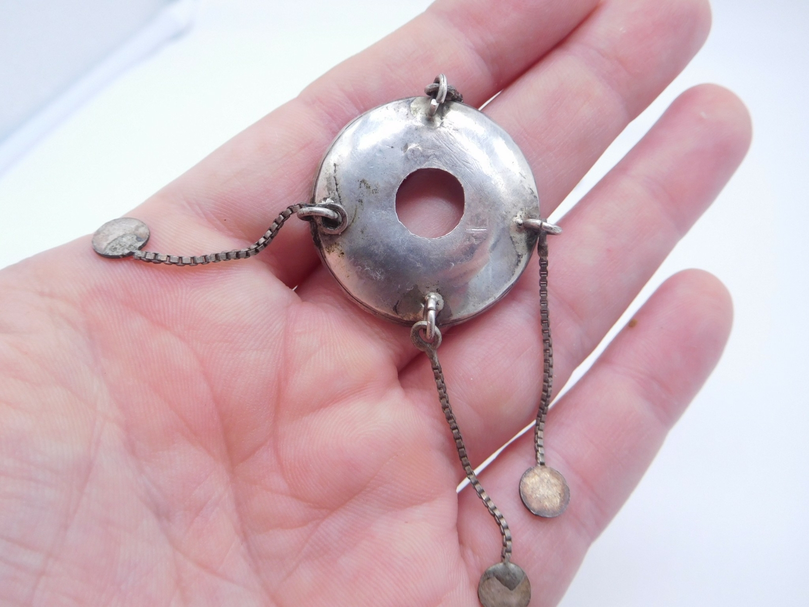VINTAGE STERLING SILVER REPOUSSE FLOWER FIGURAL HOOKAH SMOKING PIPE FIGURINE