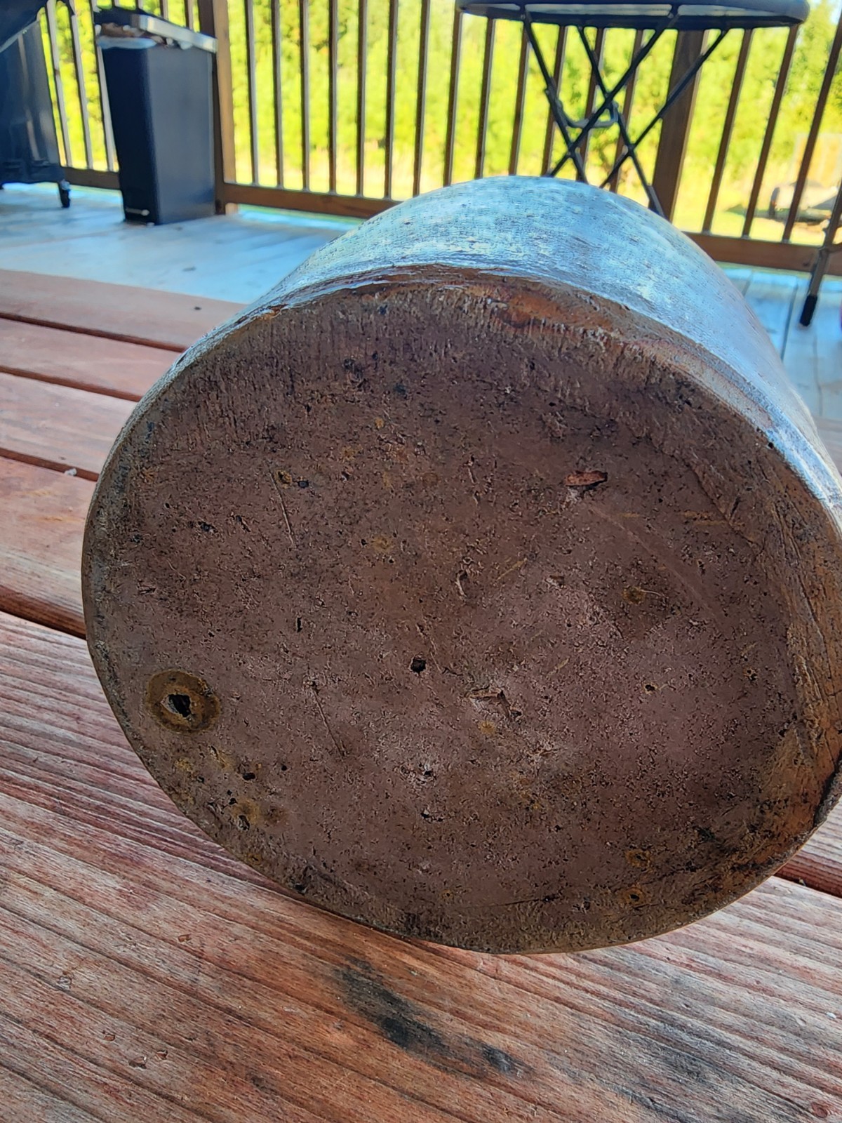 Antique Early Jug Crock Stoneware Rare 18th 19th Century Original 9″ Tall