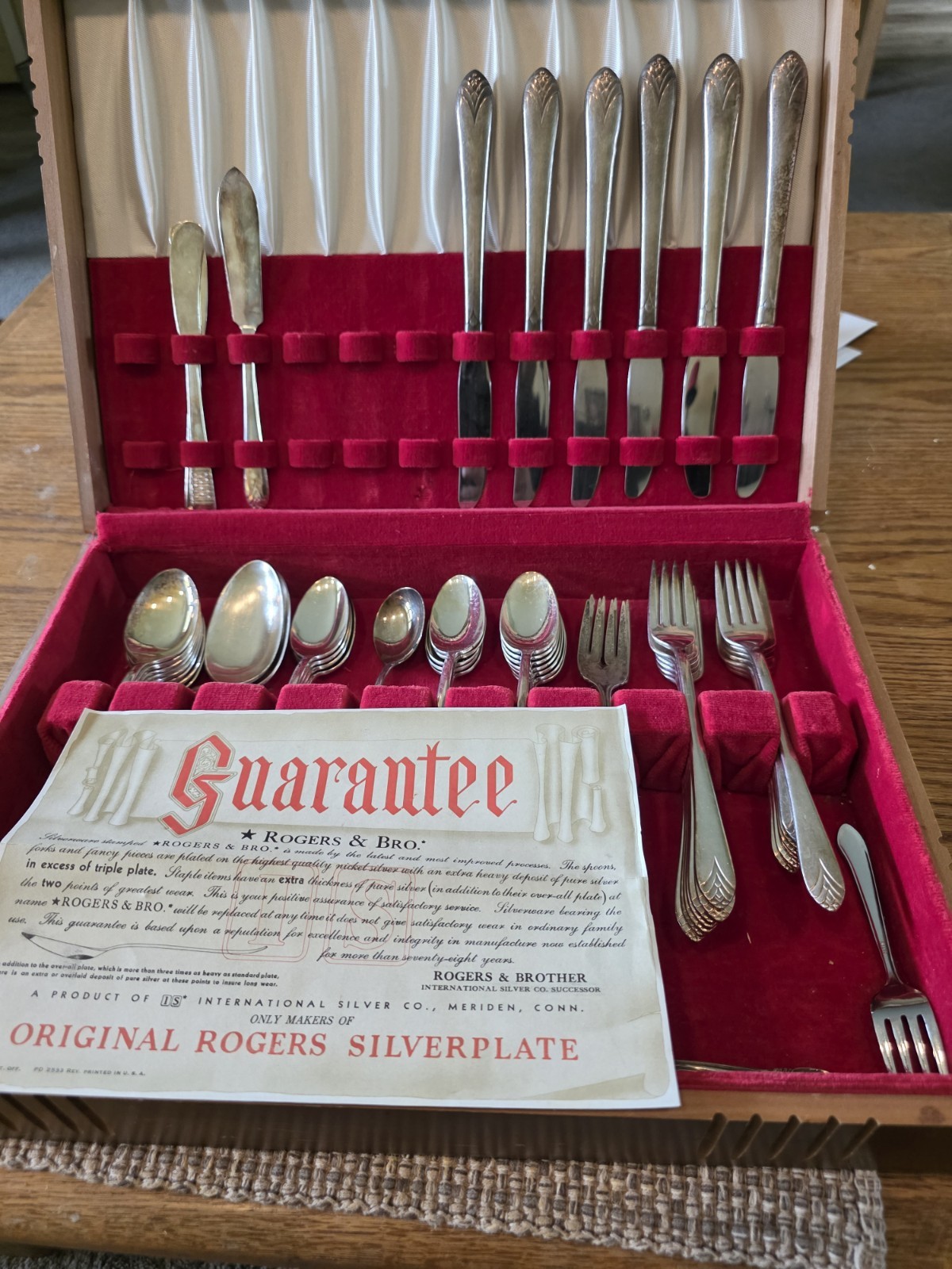 Original Roger’s And Bro Partial Silverware Set