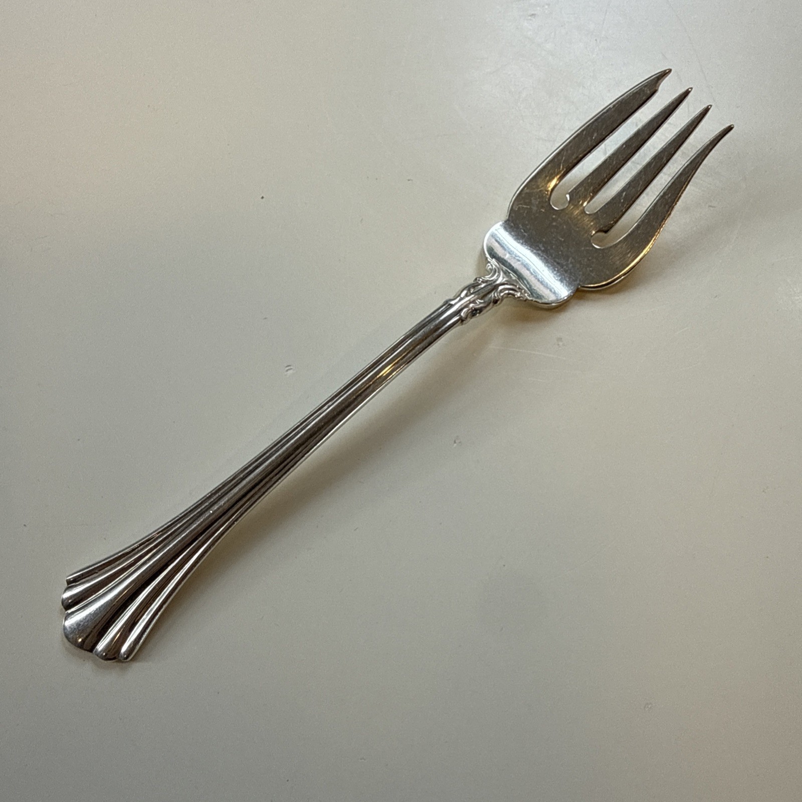 Reed & Barton Eighteenth Century Sterling Salad Fork 6 1/2″, 12 Available