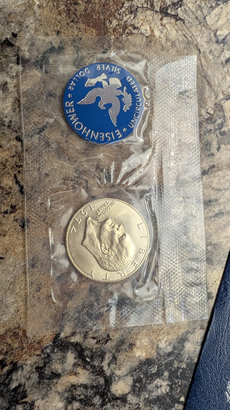 1973 Eisenhower Uncirculated Silver Dollar