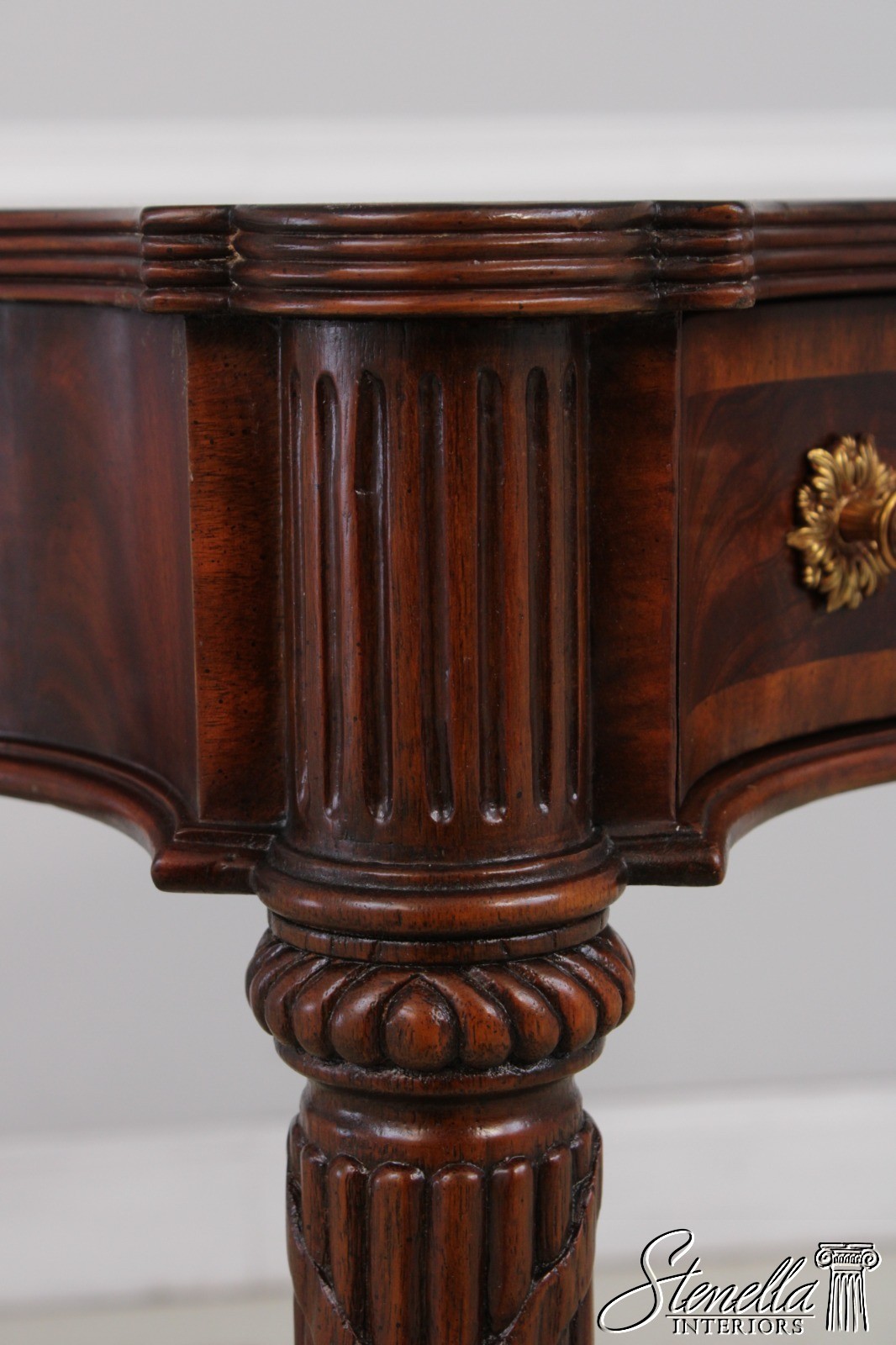 L70388: MAITLAND SMITH Flame Mahogany Federal Style Console Table