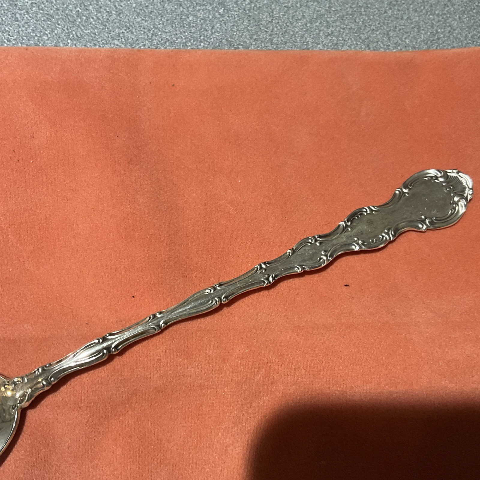 STRASBOURG ~ Ice Tea Spoon ~ GORHAM ~ Sterling SILVER ~NO MONO 7 5/8″ FREE SH