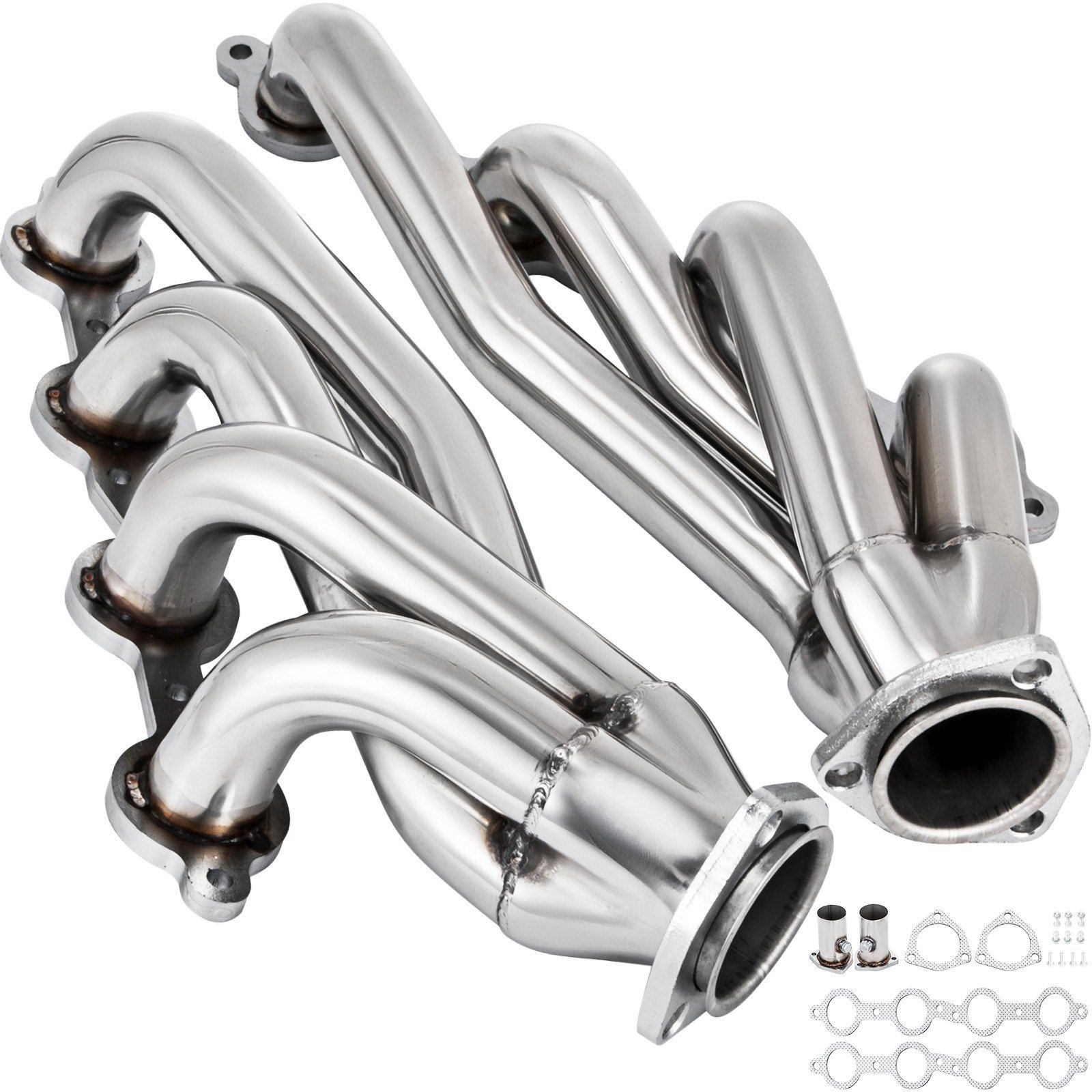5/8″ Stainless Steel Shorty Headers for LS1 LS2 LS3 LS6 LS10, Chevy SUV&Truck