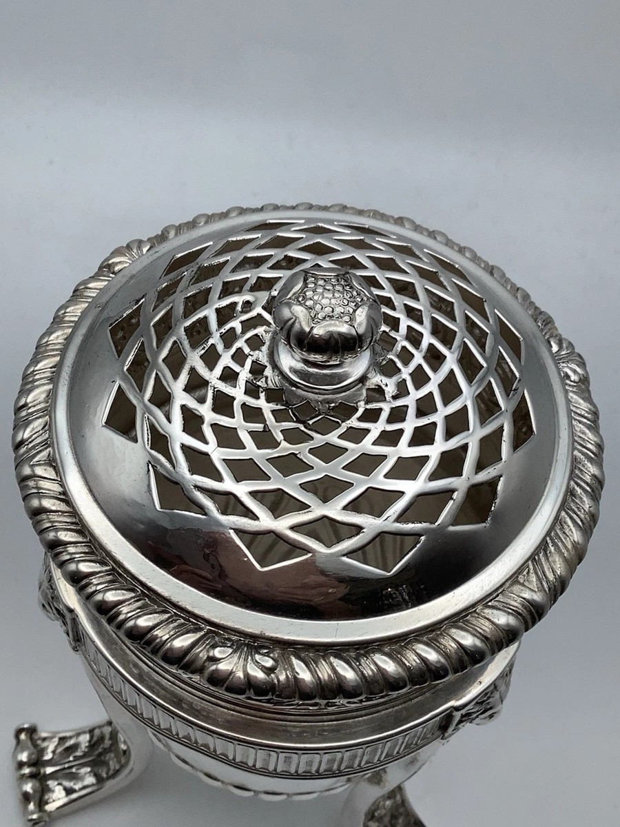 English Regency Neo Classical Silver Pastille Burner Paul Storr London 1811