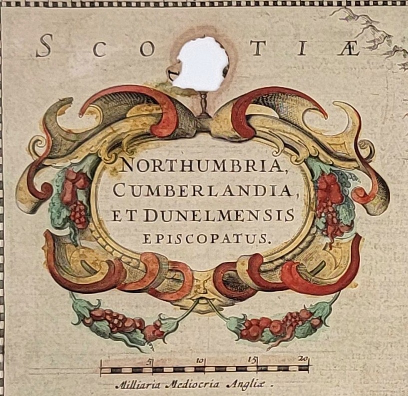 Northumbria, Cumberland & Durham – Mercator–Hondius / Janssonius – Early 17th-C