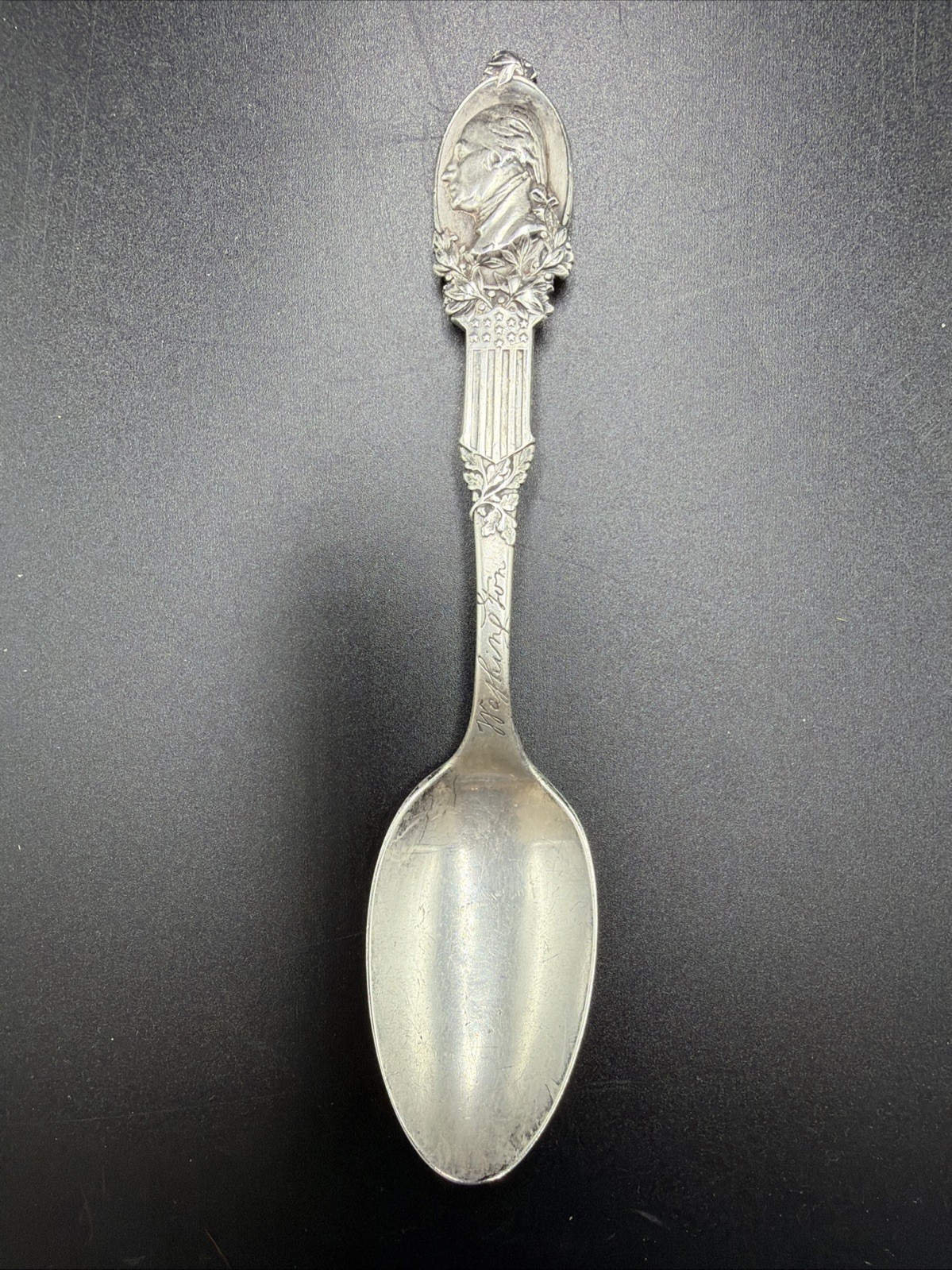 Vintage sterling silver George Washington Teaspoon Stamped 251