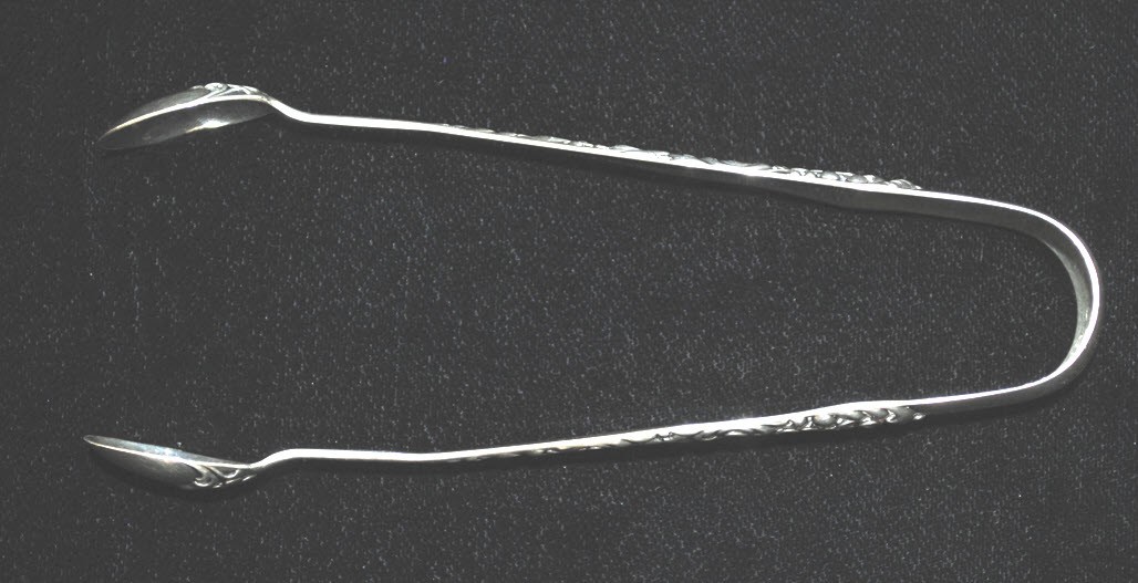Dominick Haff Sterling Rococo Pattern Sugar Tongs ca. 1888 Excellent No Monogram
