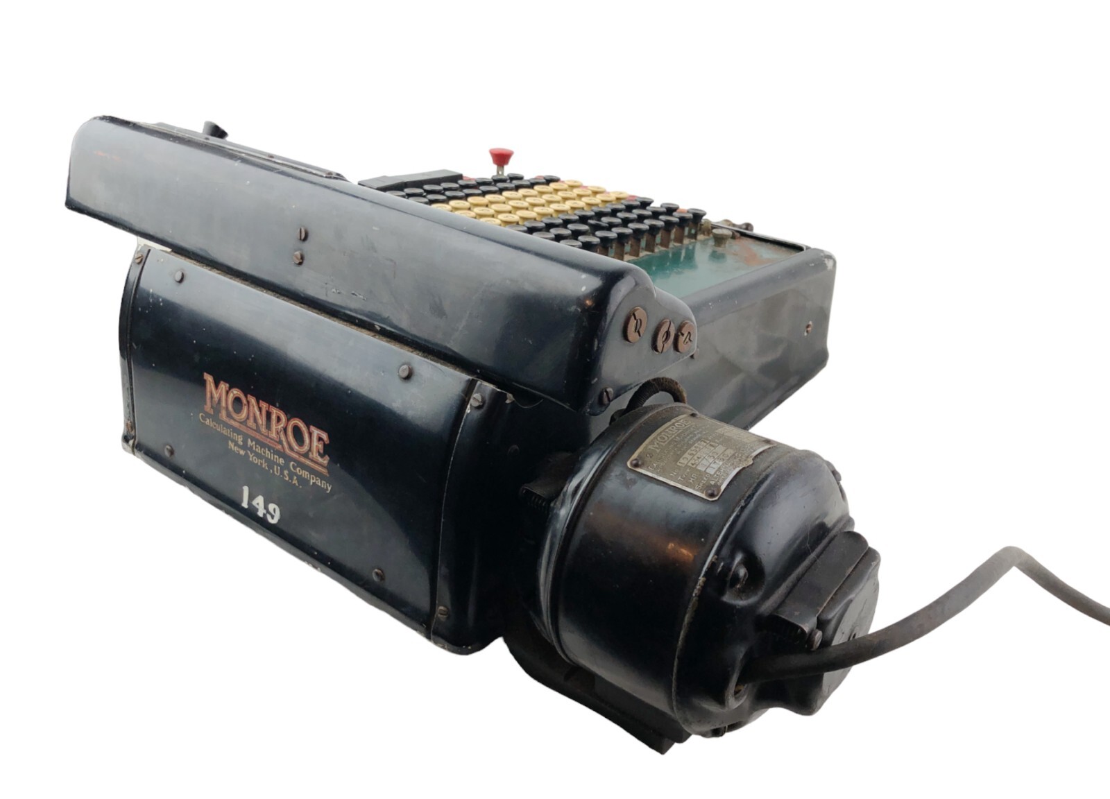 Vintage Monroe High Speed Adding Machine Calculator Model KA