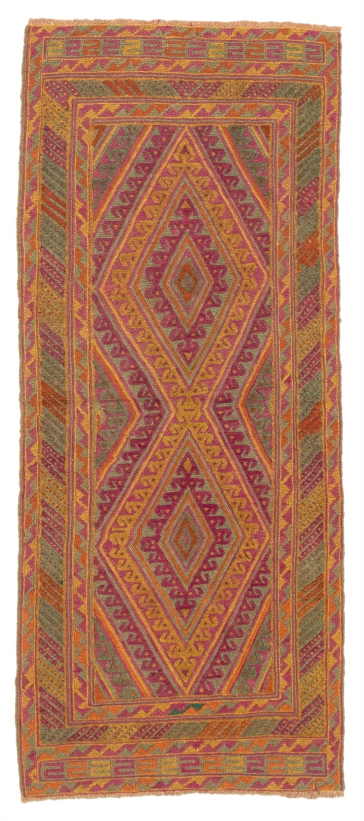 Vintage Traditional Hand-Knotted Area Rug 2’7″ x 5’11” Oriental Wool Carpet